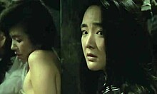 hot asian girl is used as a fucking slut under a rough bondage